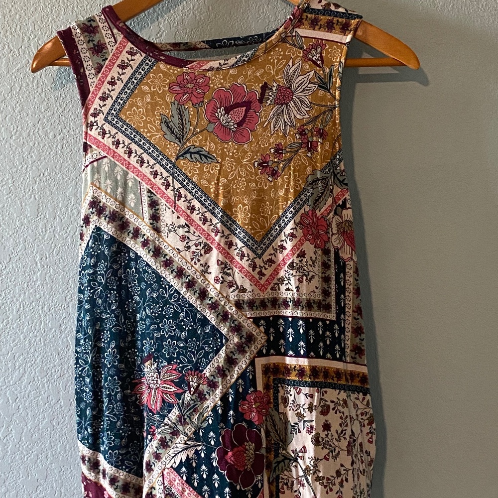 Maurice’s Patchwork Tank Top Sz S